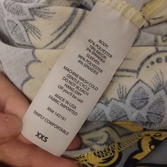 Raglan Shirt LuLa Roe Randy - Picture 4 of 4